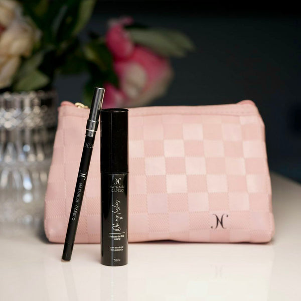 Máscara de Cílios Volume + Lápis Preto (Ganhe uma linda nécessarie NC)